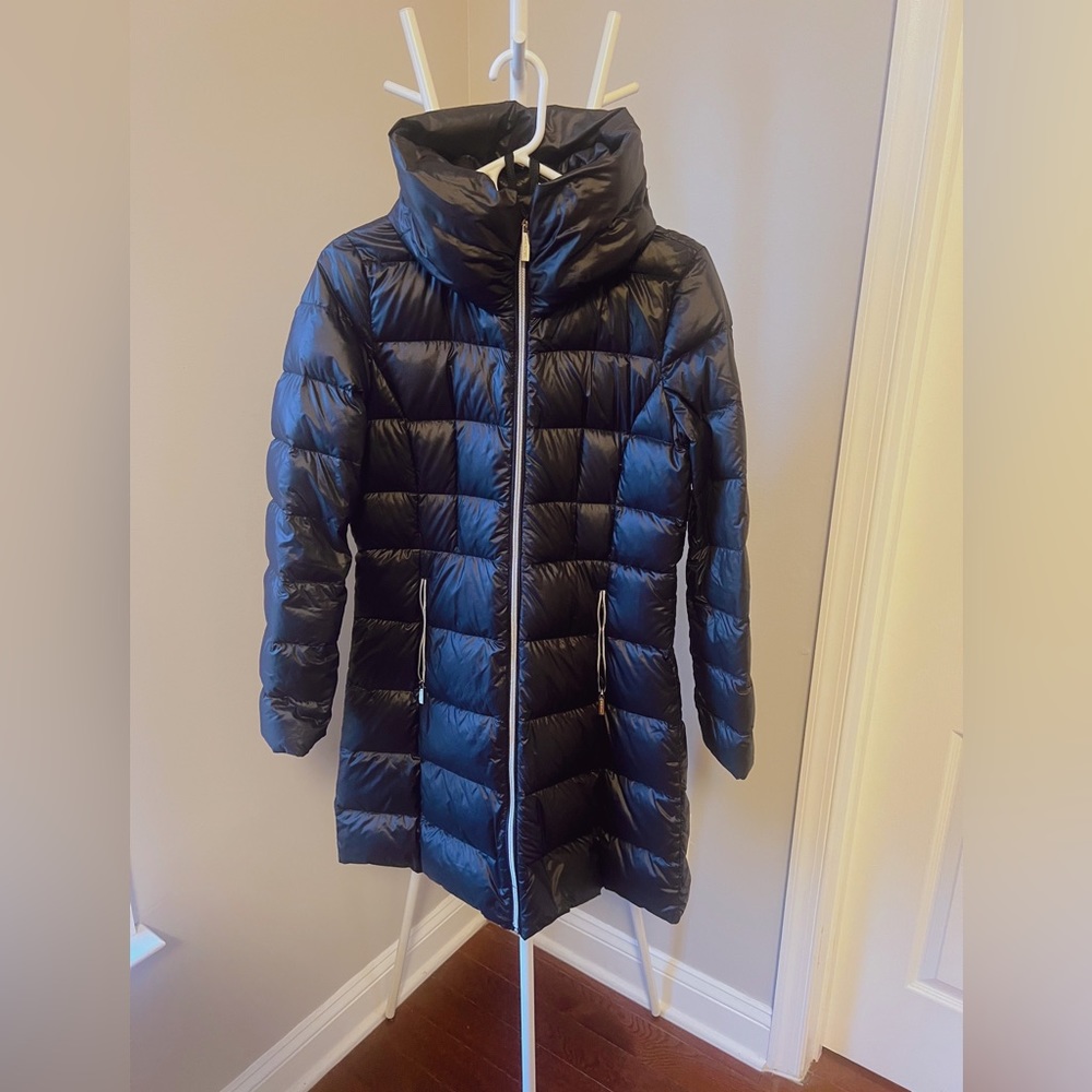 Michael Kors Black Puffer Parka Coat